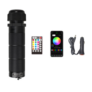 เครื่องกำเนิดแสงไฟเบอร์ออปติก LED RGBW ขนาดกะทัดรัด 6W พร้อมระบบควบคุมหลายโหมด (RF, แอปพลิเคชัน, ซิงค์เพลง) - Product Image 1