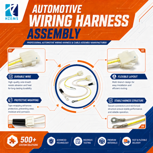 HZEMS 1,5 mm pitch draadboomkabelassemblage vertind fosforbrons aansluitstuk 100% getest Dongguan fabrikant fabriek - Product Image 4