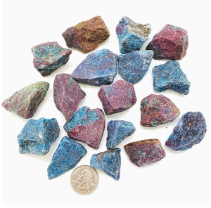 Rubino Naturale in Cianite, Cristallo Grezzo, Raro Esemplare Minerale, Rubino Grezzo per <span class=keywords><strong>Guarigione</strong></span> Reiki, <span class=keywords><strong>Meditazione</strong></span> <span class=keywords><strong>e</strong></span> Intaglio di Gemme - Product Image 2