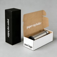 Boîte d'emballage en papier pour tasses et bouilloires, durable, recyclable, robuste, personnalisable, impression numérique, vente en gros