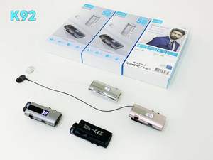 <span class=keywords><strong>K92</strong></span> Band Clip Écouteurs de sport à oreille unique Réduction du bruit Son binaural HD Affichage numérique Écouteurs mains libres sans fil étanches - Product Image 5