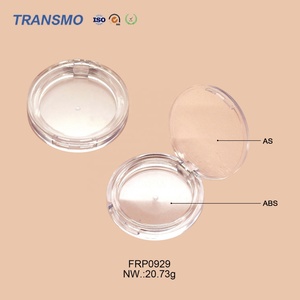 Paleta de Rubor en Polvo Compacto, Envase de Rubor Transparente con Cristales, Empaque de Rubor de Marca Privada - Product Image 3