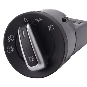 3BD941531 Chrome Car Headlight Switch For VW Golf MK4 Jetta 4 Bora Passat B5
