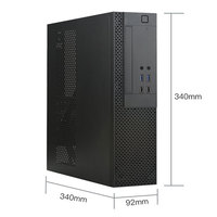 Boîtier PC HTPC compact UX02 horizontal, prend en charge les cartes mères MATX/ITX, cartes graphiques semi-hautes, alimentation 1U FLEX