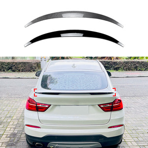 สปอยเลอร์หลัง BMW สีดำเงา ลายคาร์บอนไฟเบอร์ ทรง Ducktail สำหรับ X4 F26 ปี 2014-2018 - Product Image 1