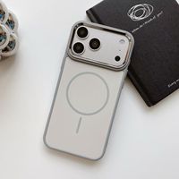 Nouvelle coque de téléphone 2-en-1 effet peau, style minimaliste et magnétique pour iPhone 17 16 15 14 13 12 Pro Max