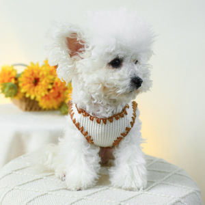 ONESTEP Manufacturer's Custom Embroidered Ice for Cream Bear Vest for <strong>Small</strong> Medium-Sized <strong>Dogs</strong> Spring Summer Pet <strong>Coat</strong> for Teddy - Product Image 3