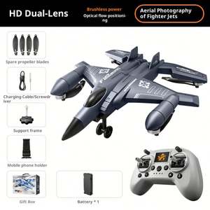 Dron A27 de Gama Alta para Principiantes con Doble Cámara Principal, Cambio Remoto Gratuito, Plástico, Uso en Exteriores, Dron de Combate Aéreo - Product Image 6