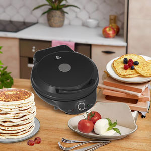 Machine à pizza commerciale électrique de 10 pouces de comptoir antiadhésif à cuisson rapide avec four <span class=keywords><strong>en</strong></span> <span class=keywords><strong>pierre</strong></span> professionnel à contrôle de température - Product Image 6