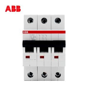 Pour <span class=keywords><strong>ABB</strong></span> Miniature 3P C Courbe Disjoncteur S203-C16 6kA En Plastique Air Type Din Rail Mount pour usage industriel et domestique - Product Image 4