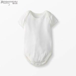 Top baby clothes romper plain one piece's organic cotton soft for baby - Product Image 3