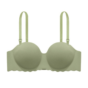 Sujetador para Mujeres con Pechos Pequeños, Precio Económico, Color Sólido, Tirantes Ajustables, Sin Varillas, Venta al por Mayor, Sujetador para Damas - Product Image 6