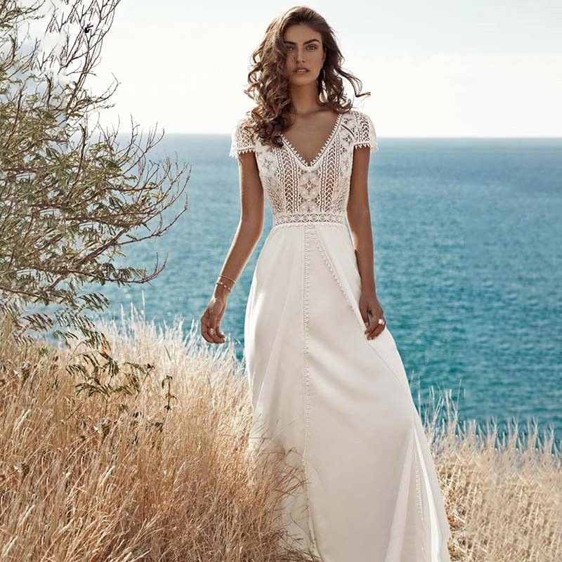 sachin and babi light blue dress Chiffon Wedding Dresses main image 1