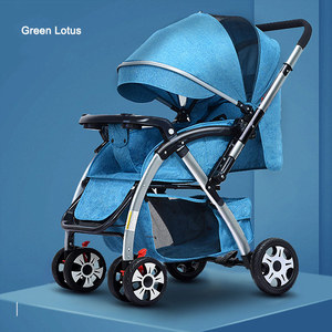 <span class=keywords><strong>Poussette</strong></span> pliable multifonctionnelle JXB pour bébé, avec siège surélevé, en tissu Oxford - Product Image 3