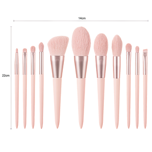 Biyouyi Nouveau Set de 11 Pinceaux de Maquillage Rose Feizixiao Girl Pinceau à Poudre Super Doux Pinceau à Ombre à Paupières avec Manche en Bois Style Fille Transfrontalier - Product Image 2
