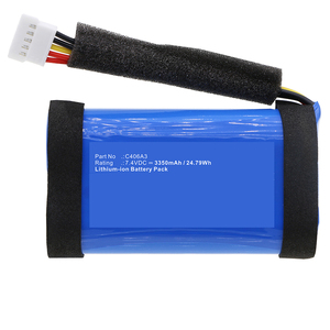 แบตเตอรี่ลิเธียมไอออนลำโพง7.4V ใช้ได้กับมาร์แชลล์ C406A3สต็อก II - Product Image 1