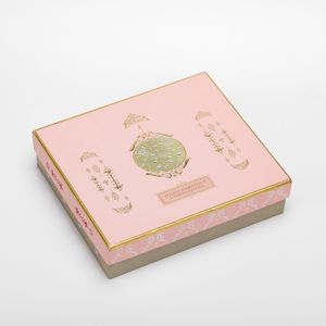 生态友好型盖子和底盒可生物降解两片化妆品容器硬纸板礼品盒包装，带插入物 - Product Image 2