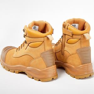 Veiligheidsschoenen voor mannen en vrouwen, hoge en middelhoge uitvoering, outdoor, bouw, nubuckleer, stalen neus, werkschoenen - Product Image 4