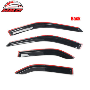 Viseras para ventanas de Mitsubishi Mirage Sedan 97-01, deflectores de sol y lluvia, 4 piezas. - Product Image 5