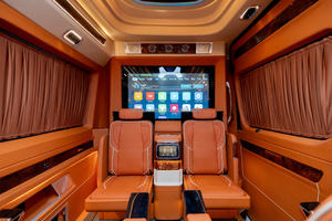 Kit de mise à niveau de l'intérieur en cuir de luxe Relyauto Maybach Design, ensemble complet, éclairage de plafond pour Mercedes Sprinter <span class=keywords><strong>L2H1</strong></span>/L2H2/L3H2 - Product Image 3