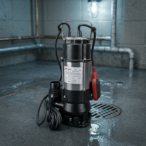 Bomba Sumergible para Aguas Residuales SS SAMSON Family Homes, Modelo V450F, Eléctrica, 0.45HP, 200LPM, Flujo de 8.5m, Salida - Product Image 2