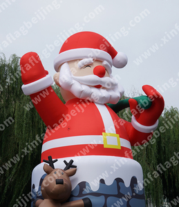 Nhà Sản Xuất Tùy Chỉnh Kích Thước Giáng Sinh Trang Trí Ánh Sáng Ngoài Trời Đồ Trang Trí Lớn Inflatable Santa Claus - Product Image 1