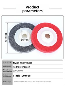 <span class=keywords><strong>Disque</strong></span> de polissage en fibre de nylon Fortunebrasive 4'' 100 mm, <span class=keywords><strong>disque</strong></span> abrasif non tissé <span class=keywords><strong>pour</strong></span> finition satinée en acier inoxydable 7P 9P 12P - Product Image 4