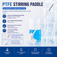 Agitador resistente a la corrosión y a los químicos, paleta mezcladora de PTFE para procesos de lotes de ácidos, álcalis y solventes