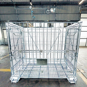 Tùy Chỉnh Bán Buôn Thép Lồng Stackable Kim Loại Rượu Vang Lưu Trữ Container Hàng Hóa Thiết Bị Kho An Toàn Tầng Hầm Lưới Cho Rượu Vang - Product Image 1