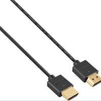 Câble Pasow 4K HD ultra fin mâle-mâle 36AWG haute vitesse (3FT/1M)