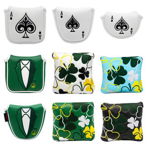 Golf <b>Headcover</b> Deluxe Golf Club Head Covers for OEM Mallet <b>Putter</b> Head Cover Custom Golf Headcovers - Product Image 4