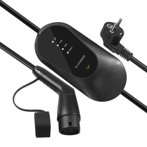 Chargeur de voiture électrique intelligent, type 2, prise Schuko, 16A, 3,5 kW, station de charge domestique AC, 200-220V, chargeur de voiture électrique portable de niveau 2 - Product Image 1