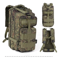 Sac à dos tactique 3 jours, sac d'assaut, système MOLLE, petit sac à dos de randonnée camouflage, vente en gros, logo personnalisé