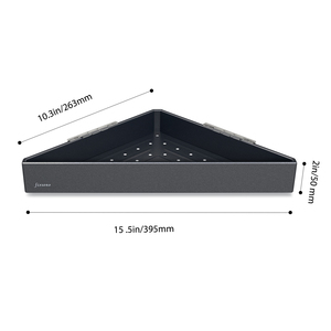 <span class=keywords><strong>Estantes</strong></span> Organizadores <span class=keywords><strong>de</strong></span> Baño Metálicos Resistentes a la Oxidación, Montaje en Pared sin Taladro, <span class=keywords><strong>para</strong></span> Cocina y <span class=keywords><strong>Ducha</strong></span> - Product Image 5