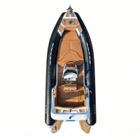 Bateau Semi-Rigide Gonflable Grande Vente Chaude Australien Sundeck 680 en Hypalon et Fibre de Verre avec T-top