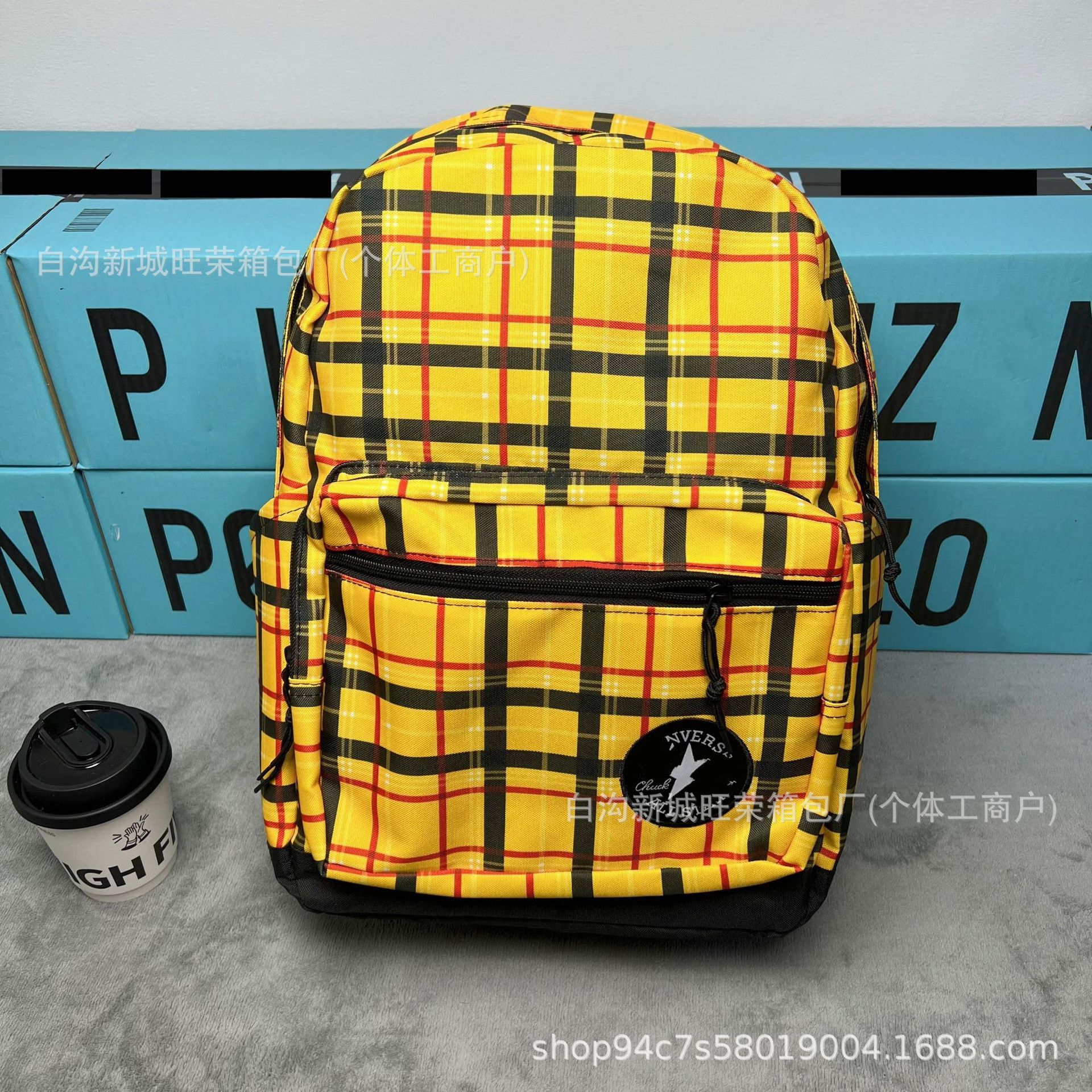 Yellow checkered