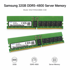 สำหรับ M321R4GA3BB6-CQK 32GB DDR5 4800 RDIMM PC5-38400 ECC หน่วยความจำเซิร์ฟเวอร์แบบลงทะเบียน RAM 2Rx8 1.1V ชิป DRAM ของแท้ เสถียร - Product Image 1