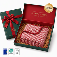 Ensemble cadeau de serviettes de bain pour bébé en coton de bambou à 6 couches avec logo personnalisé, 43x43 pouces [Certification] Cadeau de naissance haut de gamme