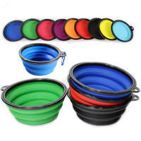 Bol pour chien de camouflage Bols d'alimentation pour chien de compagnie en silicone Voyage Chiens Chats Fournitures Alimentation Conteneur d'eau Pliant Accessoires pour animaux de compagnie