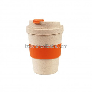 كوب سفر بيئي مصنوع من قش القمح - سعة 8 أونصات - Product Image 4