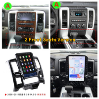Autoradio Android 13 14,5 pouces pour Dodge RAM 1500 2500 2013-2018 Lecteur multimédia Écran tactile CarPlay sans fil Stéréo automobile GPS BT