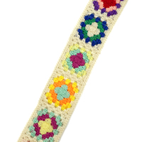 Coupe en dentelle au crochet de 5 cm, broderie, pour vêtements, robe, bandeau, accessoires
