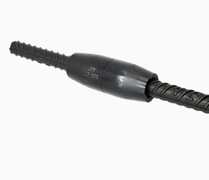 Connecteur de barres d'armature en acier au carbone et alliage de zinc à un seul toucher pour tunnels, type 2, manchon de couplage mécanique - Product Image 1