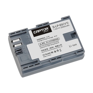 Batterie lithium-ion haute capacité LP-E6V pour photographes, compatible avec les appareils photo 5D2, 5D4, 6D, 6D2, 7D – Batterie exclusive B - Product Image 3