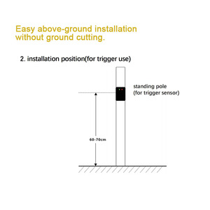 Tự động hệ thống cổng đường lái xe trượt cổng nhập kiểm soát cảm biến Radar An ninh bãi đậu xe bùng nổ hệ thống cổng rào cản - Product Image 4