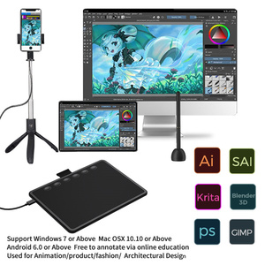8192 cấp độ đồ họa máy tính bảng chuyên nghiệp 6 inch kỹ thuật số đồ họa vẽ máy tính bảng bút bảng đồ họa máy tính bảng cho máy tính máy tính xách tay - Product Image 5