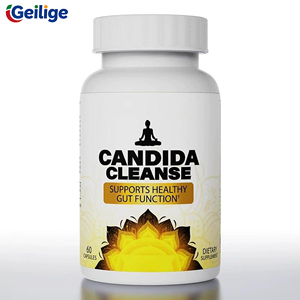 Cápsulas OEM Candida Cleanse, Suplemento Probiótico Natural para la Salud Intestinal, Apoyo para la Desintoxicación y el Equilibrio Intestinal para Adultos, 60 Cápsulas - Product Image 1