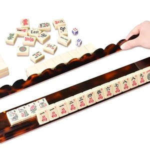 Règle de Mahjong Américain en Acrylique Personnalisée avec Design Magnétique Ondulé Multicolore Transparent pour Jeux de Société et Divertissement - Product Image 3