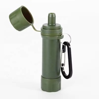 Paille filtrante à eau portable mini pour kits d'urgence de survie en camping