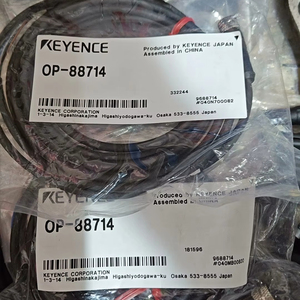 Endüstriyel KEYENCE M8 standart kablolar OP-88714 OP-88715 OP-88716 2m/5m/10m uzunlukları | Sensör gücü ve sinyal kablo demeti - Product Image 1